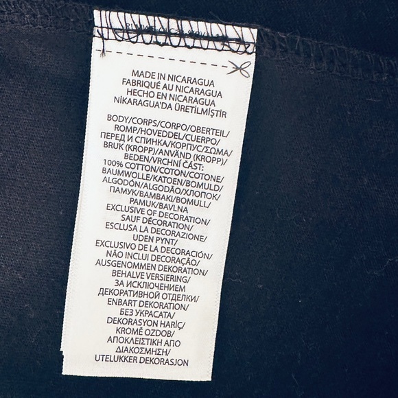 🐎Polo Ralph Lauren Cotton V-Neck Signature Pony T-Shirt, Size XL, Black (NWT) - Picture 5 of 5